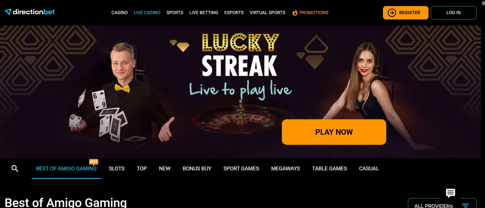 Directionbet gambling site